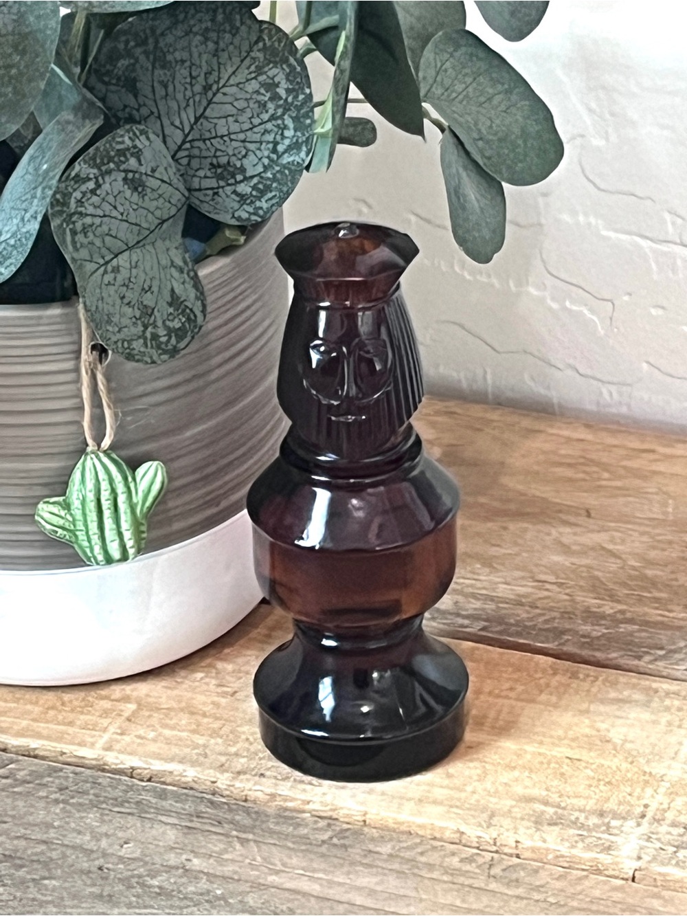 Vintage Avon "The King" Chess Piece Glass Collectible Decanter Bottle - Picture 1 of 6